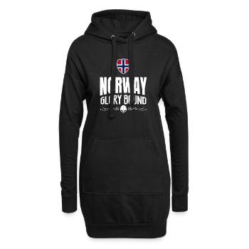 NORWEGEN-RUHM - Hoodie-Kleid - Schwarz - Vorne