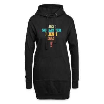 Grinder en tant que drôle - Sweat-shirt à capuche long Femme - noir - Devant