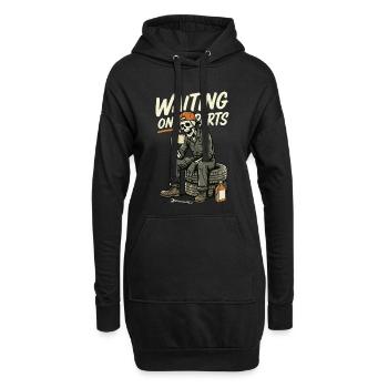 KfZ Mechaniker, Mechatroniker, Automechaniker - Hoodie-Kleid - Schwarz - Vorne