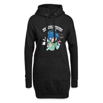 Anime und Mangas sind Okay - Hoodie-Kleid - Schwarz - Vorne