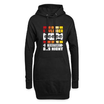 5 Zylinder du verstehst das nicht Tuner Tuning - Hoodie-Kleid - Schwarz - Vorne