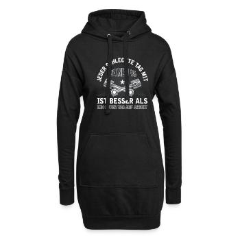 6 Zylinder Tuner Tuning V6 - Hoodie-Kleid - Schwarz - Vorne
