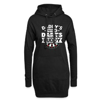 Dart Dartspieler Dartspiel Herren - Hoodie-Kleid - Schwarz - Vorne