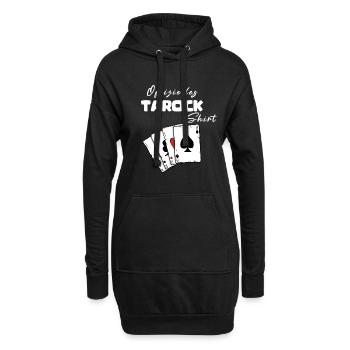 Chemise officielle de tarot - Sweat-shirt à capuche long Femme - noir - Devant