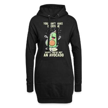 Du kannst nicht jeden glücklich machen Du bist kei - Hoodie-Kleid - Schwarz - Vorne