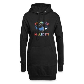 Kids 8th Grade nailed it Hammerhai Graduation - Hoodie-Kleid - Schwarz - Vorne