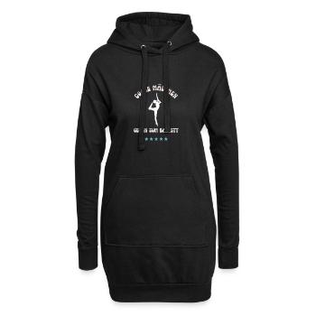Ballett Tanz Ballet Dance Balletttänzerin Tanzen - Hoodie-Kleid - Schwarz - Vorne