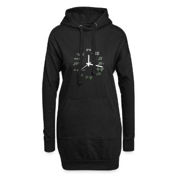 Mathematics Watch Math Break Arithmetic Gift - Hoodie Dress - black - Front