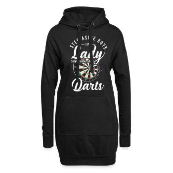 Dart - Sweat-shirt à capuche long Femme - noir - Devant