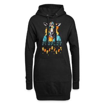PERFEKT UNPERFEKT - Tierisch Cool - Hoodie-Kleid - Schwarz - Vorne