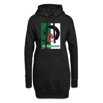 CHEB HESSNi ALGERISCHER KÜNSTLER - Hoodie-Kleid - Schwarz - Vorne