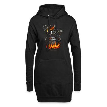 Dutch Oven Hot Cuisine - Hoodie-Kleid - Schwarz - Vorne