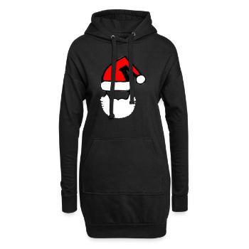 Christmas Hat Santa Claus Christmas Vector - Hoodie Dress - black - Front