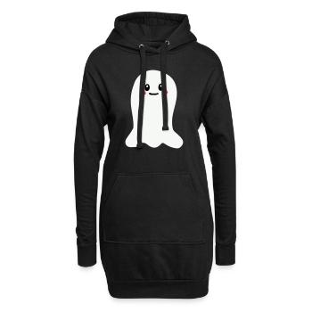 Fantôme - Sweat-shirt à capuche long Femme - noir - Devant
