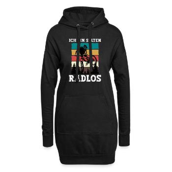 Rarement vélo sans roues vélo de montagne vélo de route vélo - Sweat-shirt à capuche long Femme - noir - Devant