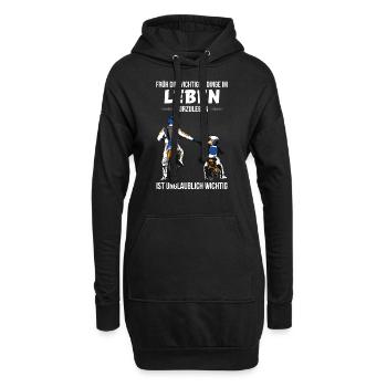Motorrad Papa Sohn Motorräder Motorradfahren Bike - Hoodie-Kleid - Schwarz - Vorne