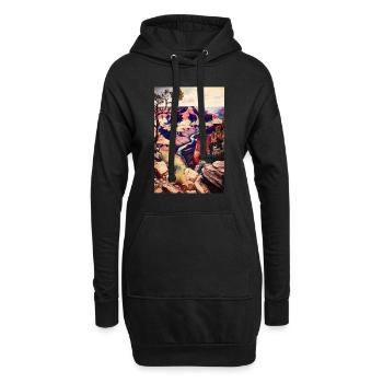 Grand Canyon - Hoodie-Kleid - Schwarz - Vorne