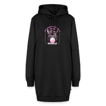 Kamala Harris et Tim Walz 2024 - Chatière sans enfant - Sweat-shirt à capuche long Femme - noir - Devant