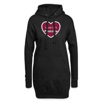 Schneider Mädchen Kind Schneiderin Azubi Nachwuchs - Hoodie-Kleid - Schwarz - Vorne