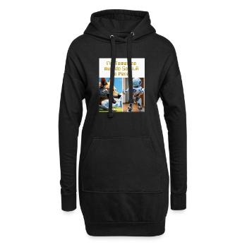 Ami I.A - Hoodie-Kleid - Schwarz - Vorne
