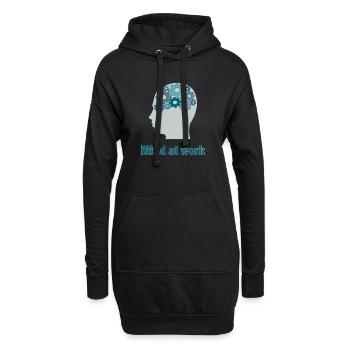 The Mind at Work - Creative Minds Edition - Sweat-shirt à capuche long Femme - noir - Devant