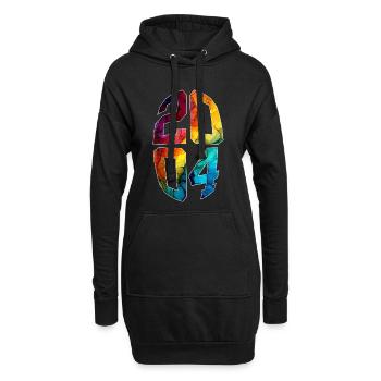 22 JAHRE ALT 2004 22. GEBURTSTAG - Hoodie-Kleid - Schwarz - Vorne