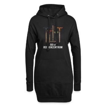 CEO of Rechenzentrum Leiter Programmierer - Hoodie-Kleid - Schwarz - Vorne