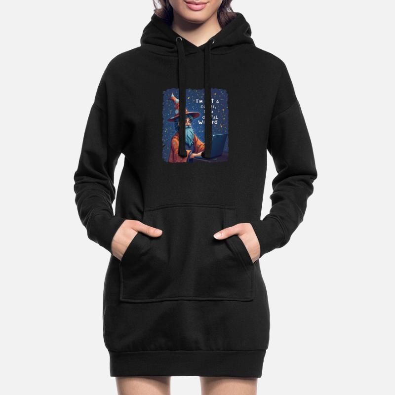 Je ne suis pas un codeur, je suis un programmeur assistant numérique Sweat-shirt à capuche long Femme