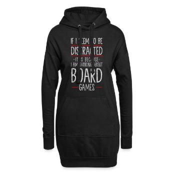 Spiele Spieleabend Rollenspieler Spieler - Hoodie-Kleid - Schwarz - Vorne