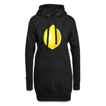 Citron - Sweat-shirt à capuche long Femme - noir - Devant