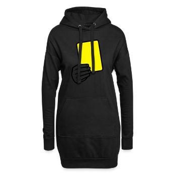 Arbitre - Sweat-shirt à capuche long Femme - noir - Devant