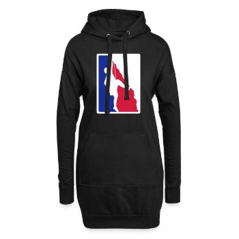 Extremsport Hobby Felsen Klettern - Hoodie-Kleid - Schwarz - Vorne
