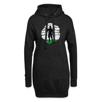 Golfeurs Golf Putts Golf Golf Course - Sweat-shirt à capuche long Femme - noir - Devant
