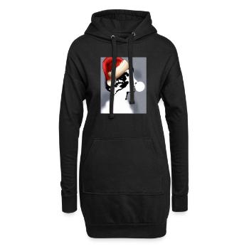 Queen II - Elizabeth England - Queen of England, - Hoodie-Kleid - Schwarz - Vorne