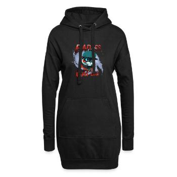 Chat, propriétaire de chat, père chat - Sweat-shirt à capuche long Femme - noir - Devant