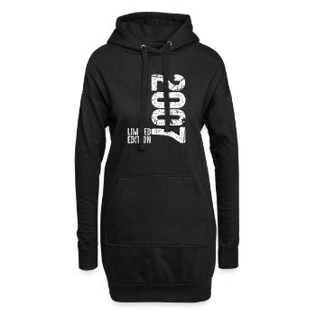 19.Geburtstag Junge Mädchen 19 Jahre 2007 Geschenk - Hoodie-Kleid - Schwarz - Vorne