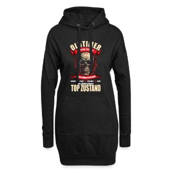 Oldtimer - Special Edition - Hoodie-Kleid - Schwarz - Vorne