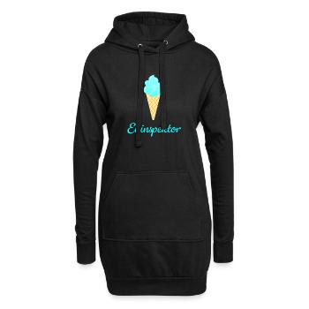 Bureau de l’inspecteur de glaces Humour Vie au bureau Fan de glaces - Sweat-shirt à capuche long Femme - noir - Devant