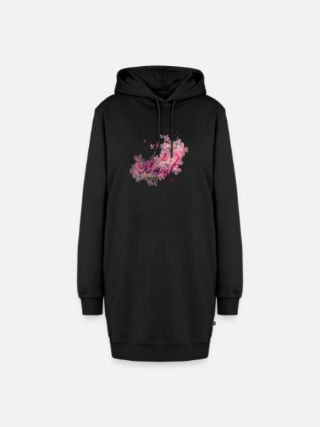 Braut - Hoodie-Kleid - Schwarz