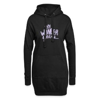 Les années Wonder - des années d'émerveillement - Sweat-shirt à capuche long Femme - noir - Devant