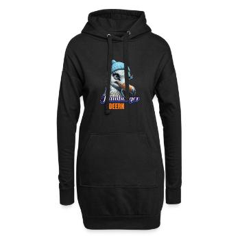Hamburg Hamburger Deern Bonnet Seagull d’Allemagne du Nord - Sweat-shirt à capuche long Femme - noir - Devant