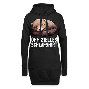 Official Sleep Shirt American Mink Mink - Hoodie Dress - black - Front