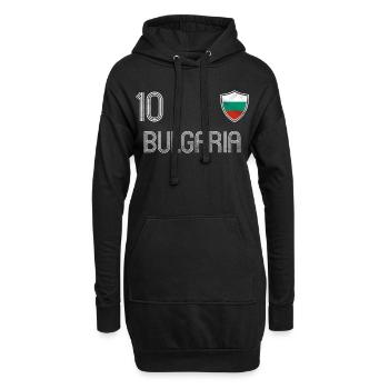 Bulgarie équipe de football - Sweat-shirt à capuche long Femme - noir - Devant