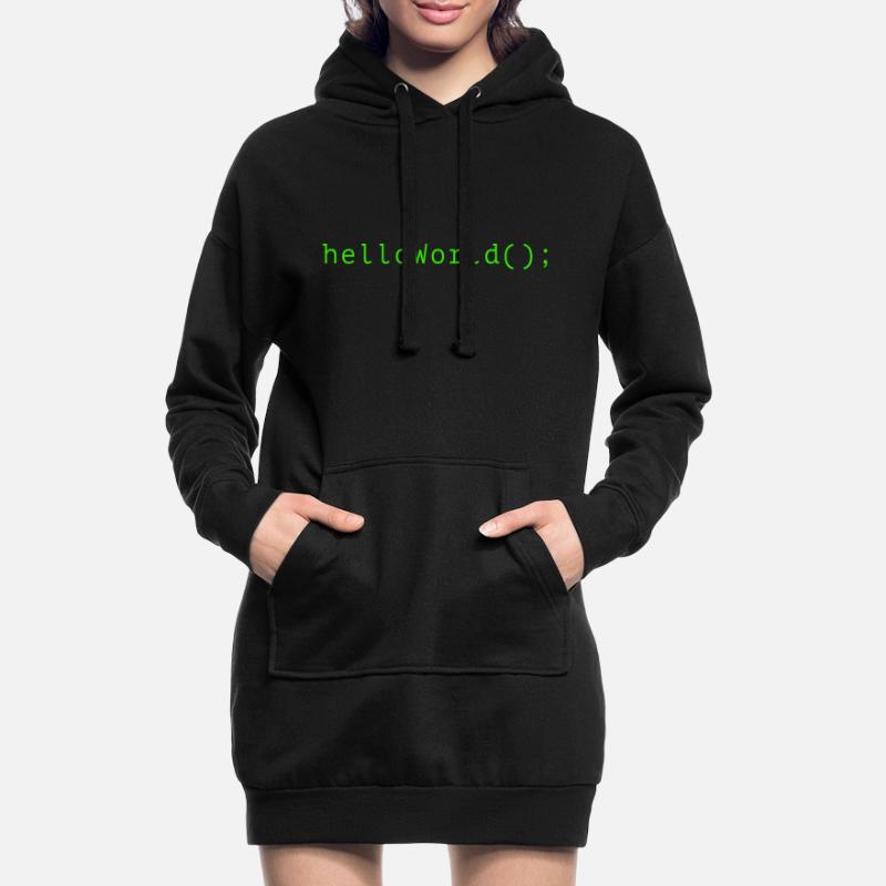 HelloWorld Program Code Coding Informatik Hoodie Dress