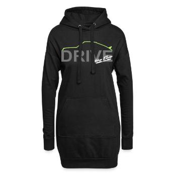 Drive Luftgekühlt Mythos - Hoodie-Kleid - Schwarz - Vorne