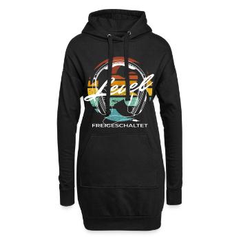 13. Geburtstag Level 13 Gamer Jungen Geschenk - Hoodie-Kleid - Schwarz - Vorne
