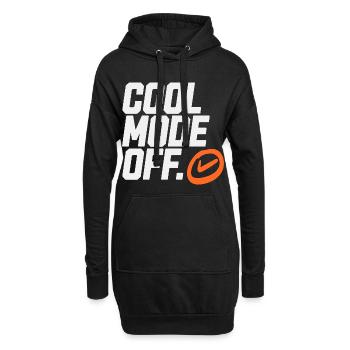 Coolmodus Aus Logo - Hoodie-Kleid - Schwarz - Vorne