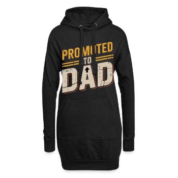 Papa cool Fête des pères Humour paternel - Sweat-shirt à capuche long Femme - noir - Devant