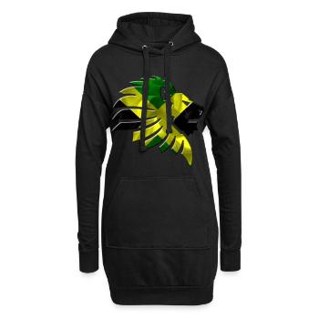 Jamaïque - Sweat-shirt à capuche long Femme - noir - Devant