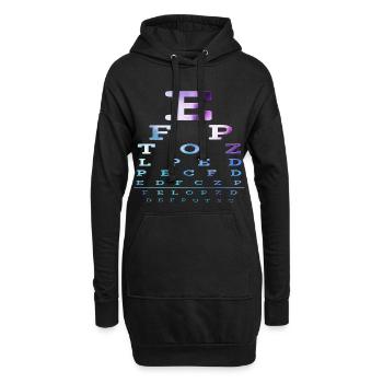 Test de la voya - Sweat-shirt à capuche long Femme - noir - Devant